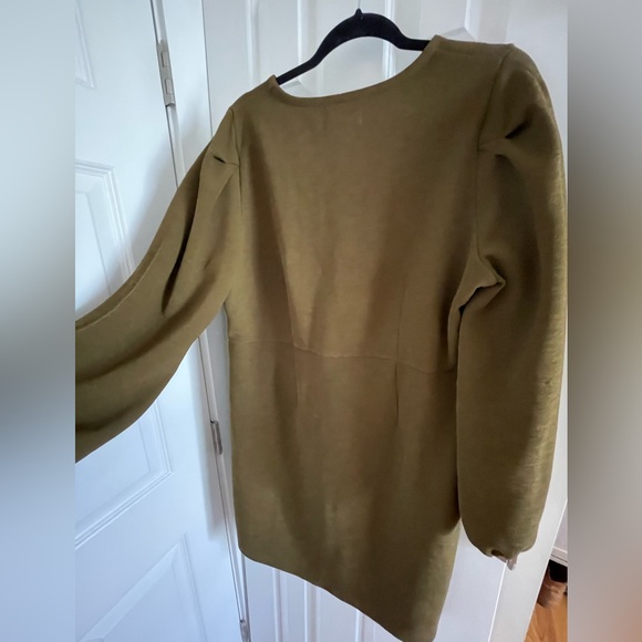 Madewell dress, olive green - Picture 4 of 5